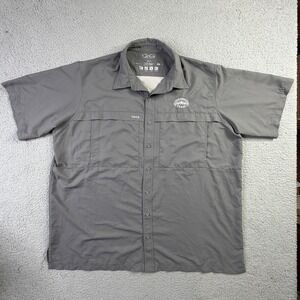 GameGuard Outdoors Luckenbach TX Vented Fishing Shirt Mens 3XL Short Sleeve UPF